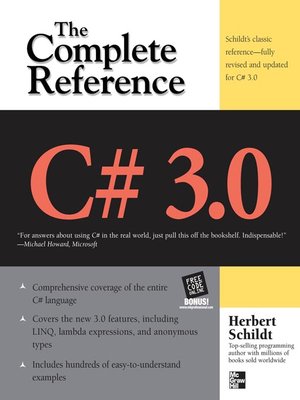 cover image of C# 3.0 The Complete Reference